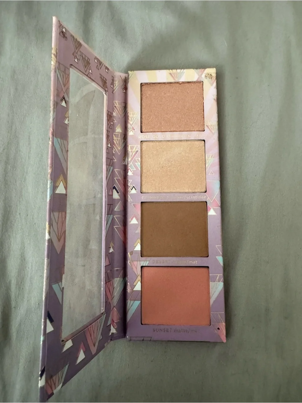 Pacifica Radiance Powders Blush & Highlight Trio — Pink, Tan, Gold